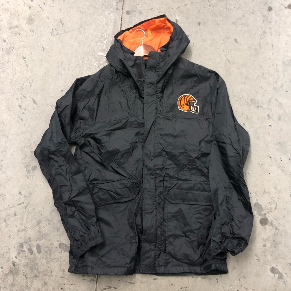 Vintage 90s Cincinnati Bengals Windbreaker Jacket